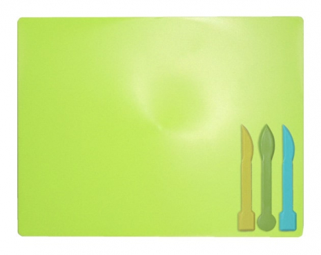 Дошка для пластиліну + 3 стека салатовий Zibi 6910-15