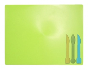 Доска для пластилина + 3 стека салатовый Zibi 6910-15