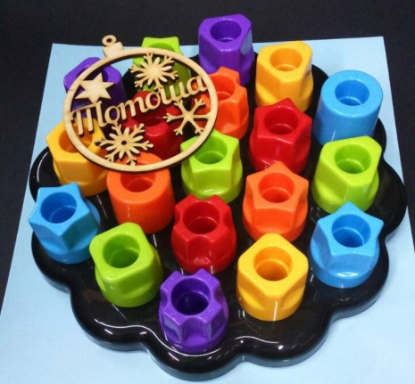 Мозаїка для малюків Гайки