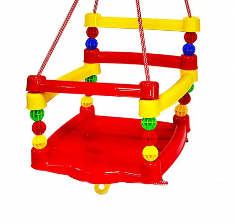 Гойдалка дитяча підвісна Червона, арт 7001, Бамсик