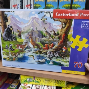 Пазл "Лесные животные" (70 дет.) Castorland. 70091
