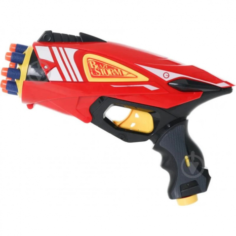 Пістолет іграшковий, стріляє м'якими набоями 7038