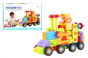 Дитячий магнітний конструктор, 73 деталі, 707-3