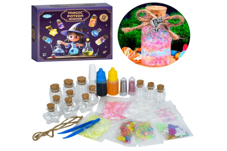 Творчий набір чарівниці для виготовлення чарівного зілля у флаконах 708-1