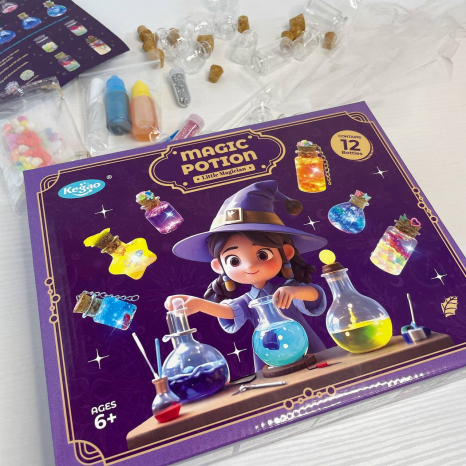 Творчий набір чарівниці для виготовлення чарівного зілля у флаконах 708-1