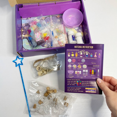 Творчий набір чарівниці для виготовлення «Чарівні зілля» у флаконах,  708-5