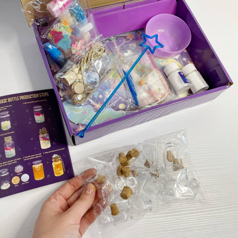 Творчий набір чарівниці для виготовлення «Чарівні зілля» у флаконах,  708-5