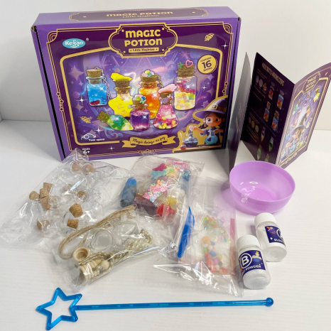Творчий набір чарівниці для виготовлення «Чарівні зілля» у флаконах,  708-5