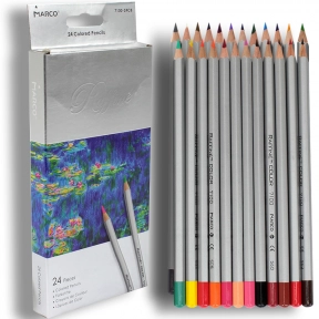Олівці кольорові шестигранні 24 кольори Raffine Marco 7100-24CB
