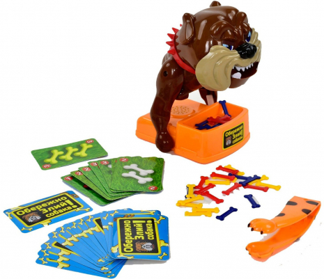 Настольная развлекательная игра  "Осторожно! Злая собака"