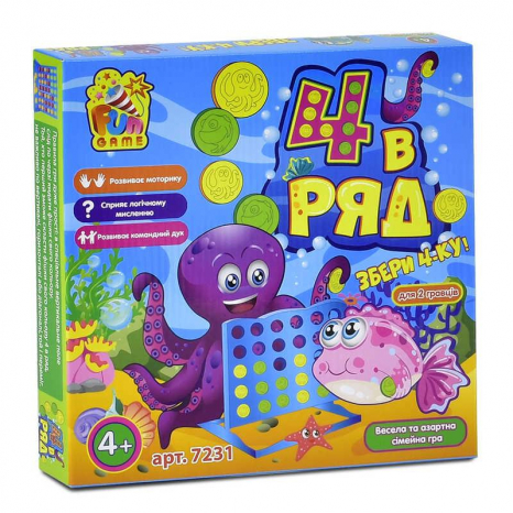 Настільна гра - 4 в ряд 7231 Fun game