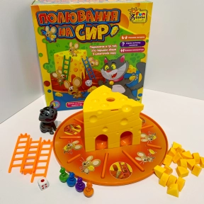 Настільна розважальна гра "Полювання на сир"