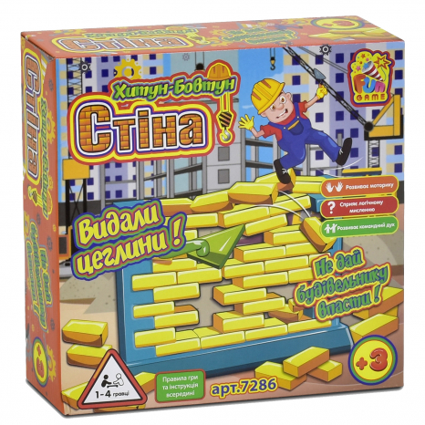 Настільна гра - балансир "Стіна" 7286 Fun game