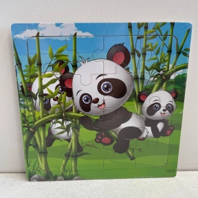 Деревянные пазлы "Пандочки", 16 эл, 73237 