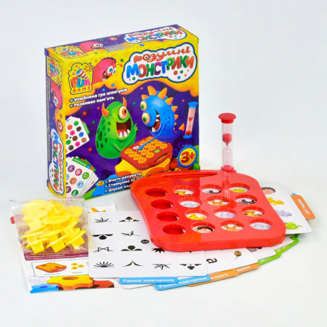 Настільна розважальна гра "Мемо. Розумні монстрики"