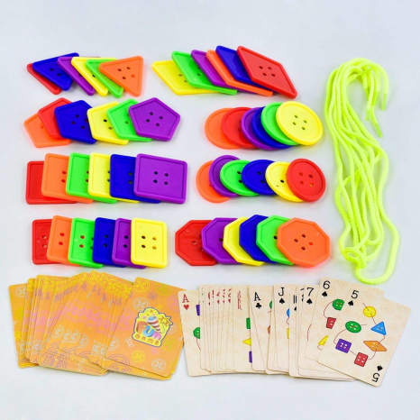 Дитяча гра - Шнурівка "Гудзик"