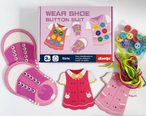 Деревянная шнуровка Одежда и обувь (для девочки)