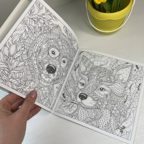 Розмальовка антистрес SANTI У світі тварин 20 стор.