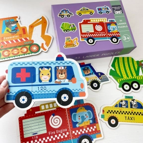 Пазли картонні Транспорт 33 елементи, в коробці, C 74309