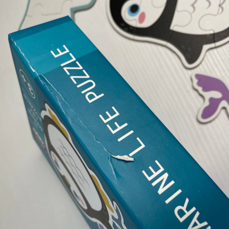 Пазли картонні Морські жителі, 6в1, 33 елементи, C 74309