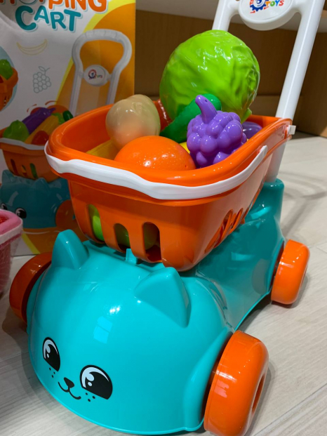 Тележка Котик с набором фруктов и овощей 7570 Технок