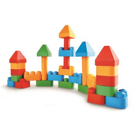 Конструктор пластиковый гибкий с крупными элементами Hape PolyM Архитектор 30 элементов 760005