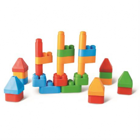 Конструктор пластиковый гибкий с крупными элементами Hape PolyM Архитектор 30 элементов 760005