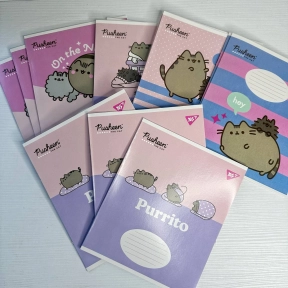 Зошит шкільний 12 аркушів лінія Yes Pusheen The Cat