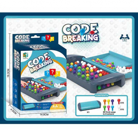 Стратегическая настольная игра с цветными шариками Взломай код (Code Breaking)  777-116.