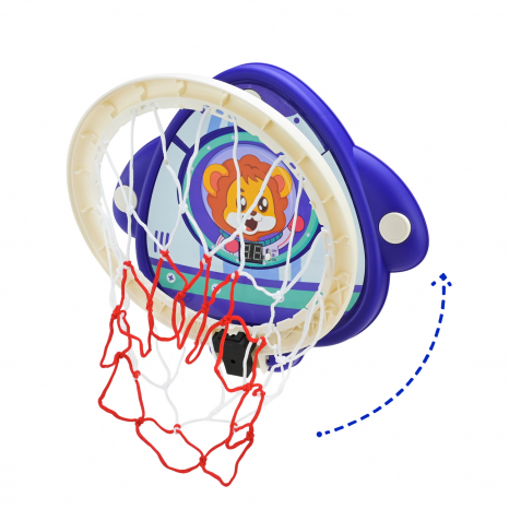 Ігровий набір 2 в 1: дитячий баскетбол та кільцекид зі звуковими ефектами 777-408A