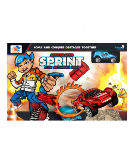 Ігровий набір металева машинка з катапультою