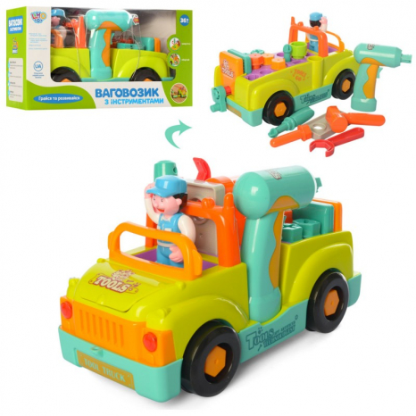 Конструктор - грузовик с инструментами "Ваговозик". Limo Toy. 789