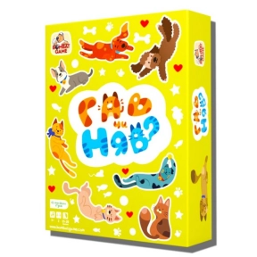Семейная настольная игра для 2 игроков "Гав или Няв" Bombat 800477