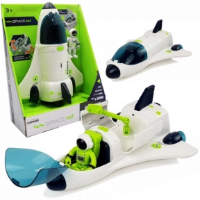 Набір Космічний корабель ракета світло, звук, фігурка космонавта, в коробці