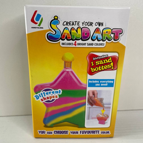 Набір для творчості, форма з кольоровим піском, 8013