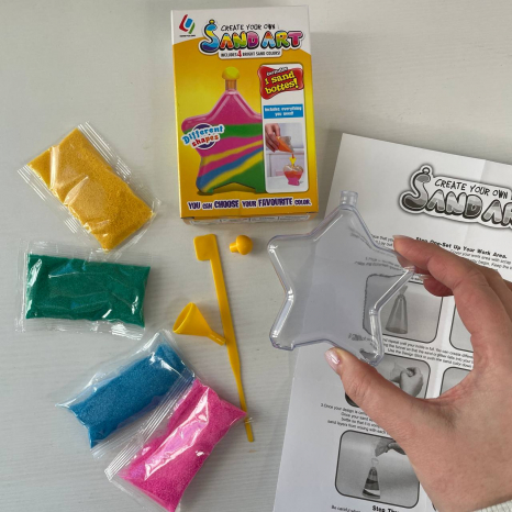 Набір для творчості, форма з кольоровим піском, 8013
