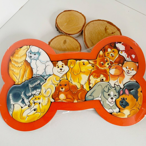 Дерев'яний зоопазл "Собаки" 8069 Нескучные игры