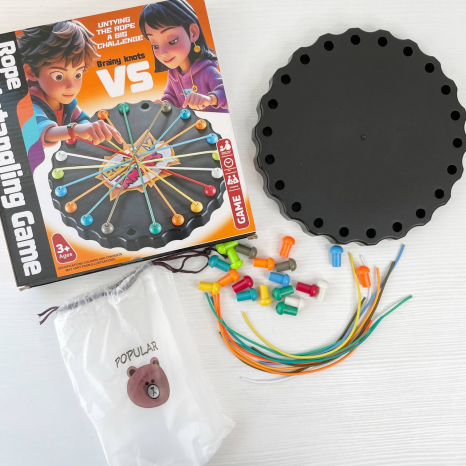 Нейротренажер, игра-головоломка Распутай шнурки (веревки)