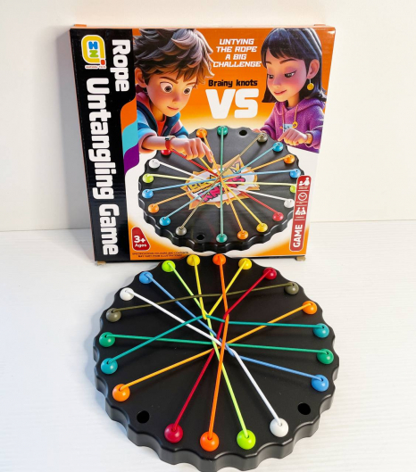 Нейротренажер, игра-головоломка Распутай шнурки (веревки)