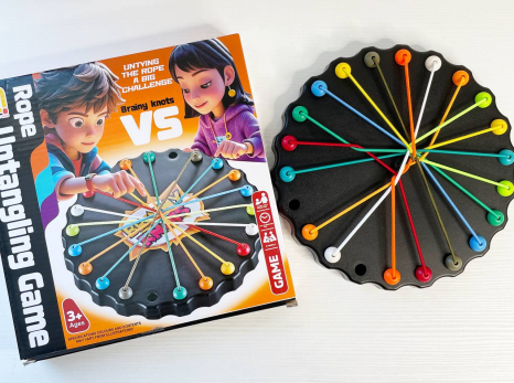 Нейротренажер, игра-головоломка Распутай шнурки (веревки)