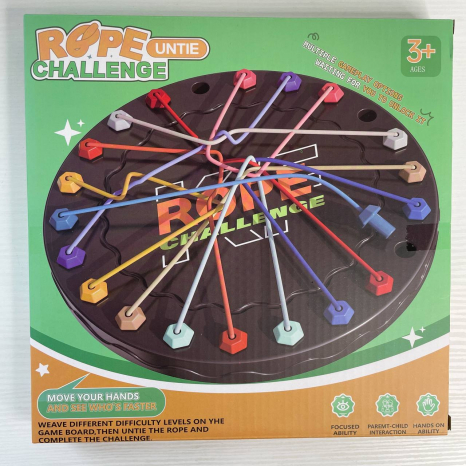 Нейротренажер, гра-головоломка Розплутай шнурки (мотузки)