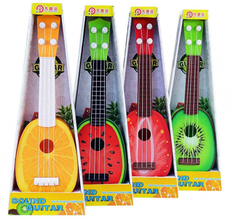 Гітара дитяча 4-струнна Фрукти