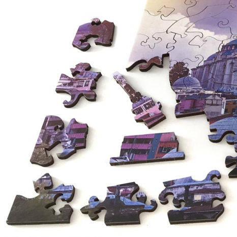 Фігурний дерев'яний пазл Стамбул 8236 Нескучные игры