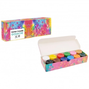 Фарба гуаш Genius 12 кол 83114901-UA 20мл. (1/10)