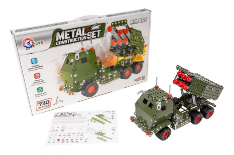 Конструктор металевий "Himars", 730 дет, 8355, ТЕХНОК