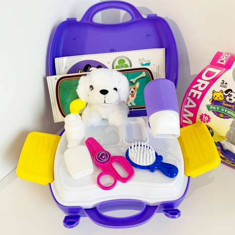 Набір перукарня для тварин у валізі 8357