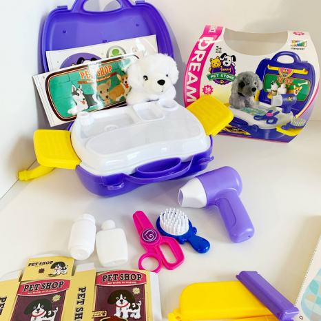 Набір перукарня для тварин у валізі 8357