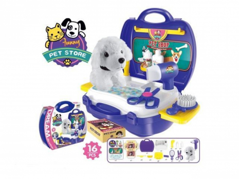 Набір перукарня для тварин у валізі 8357