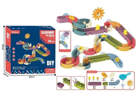 Гра для ванної: водяний трек на присосках 48 елементів 8366-25 A