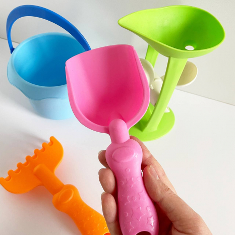 Набір для пісочниці та ігр з водою 838-1 (відро, млин, лопатка, граблі)